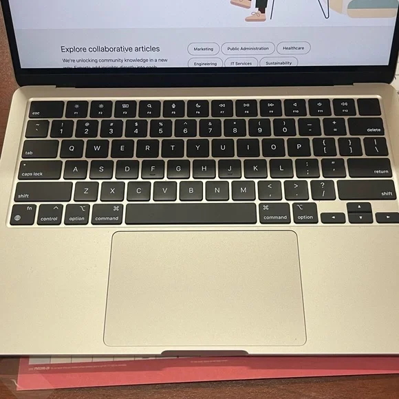 Apple MacAir Silver Laptop
